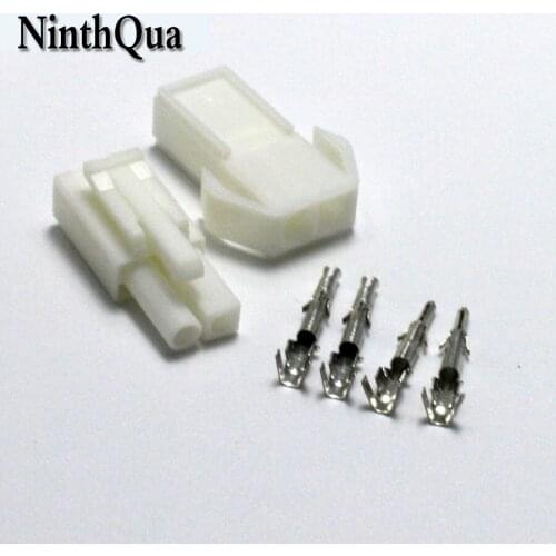 5sets EL-2P Electronic Connector 4.5mm Pitch EL-4.5 2P Multipole Connectors Male Female Plug Socket + terminals