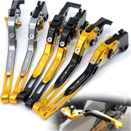 Motorcycle CNC Aluminum Foldable Brake Clutch Levers For Honda CBR600F 2011-2013 CBR 600F 600 F Adjustable Folding Extendable