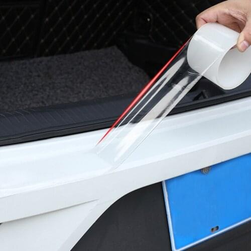 DIY Car Nano Glue Sticker Auto Protector Film Door Edge Protective Car Trunk Door Sill Full Body Sticker Automobiles Accessories