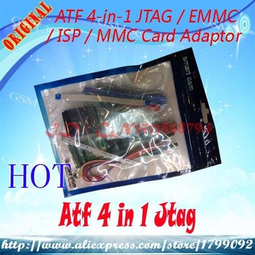 Free shipping NEW ATF BOX ATF 4 IN 1 Ultimate JTAG/EMMC/ISP/MMC Adaptor