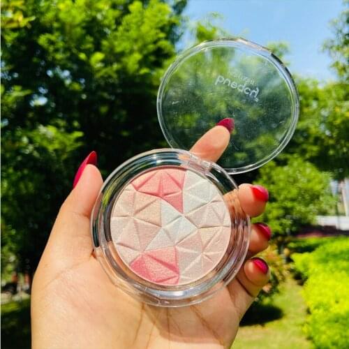 Face Highlighter Palette Face Blush Contour Powder Face Brightener Makeup Bronzer Highlighter Cheek Blusher Cosmetic High Gloss
