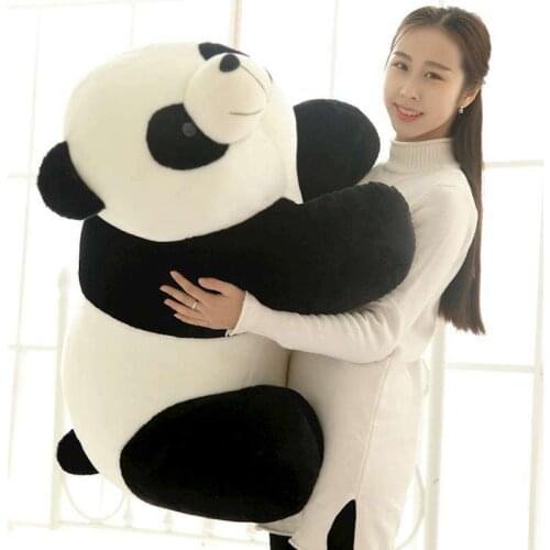 90cm/35.3" Big Panda Plush Toy Giant Teddy Bear Soft Doll Pillow Cushion Stuffed Animals