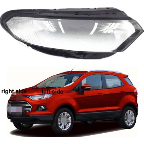 Front Headlamps Glass Cover Transparent Lampshades Lamp Shell Masks For Ford Ecosport 2013 2014 2015 2016