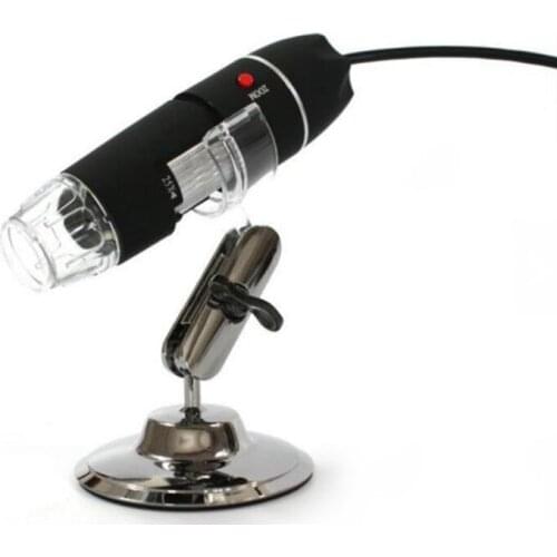 25X-200X USB Digital Microscope 25-200X Zoom Illumination Magnification Optical Magnifier Loupes 2MP HD Biological Microscopes
