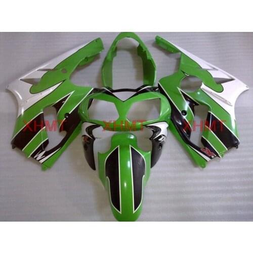 For Zx-12r 2002 - 2006 Full Body Kits Zx 12r 2004 Bodywork Zx12r 2004 Green White Black Fairing Kits