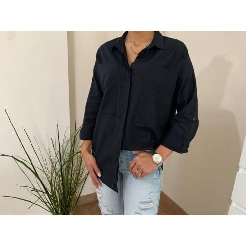 Женские черные рубашки ELIM China At AliExpress