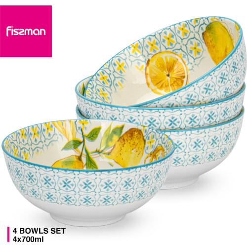 FISSMAN Kitchen Porcelain Bowls