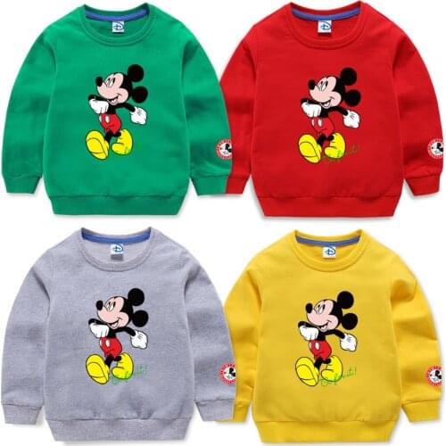 Boys 2021 Hot Sale Childrens Clothing Spring and Autumn Clothes Childrens Casual Hooded Solid Color Cartoon Girls Sweaters