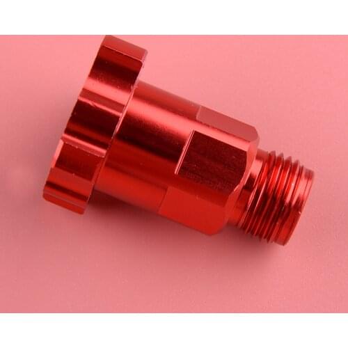M16*1.5mm External Thread Car Aluminum fit for PPS Adapter Spray Cup Connector Pot Joints Red