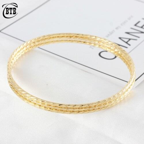 Fashion New Female Charm Gold Bracelet Retro Round Multi-layer Jewelry Accessories Wedding Banquet Holiday Gifts Wholesale
