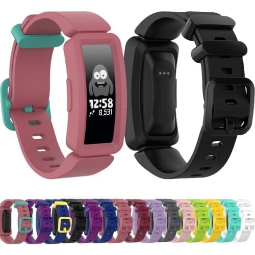 Soft Silicone Bracelet For Fitbit Ace 2/Inspire/Inspire HR Band Watch Strap Watchband For Inspire HR/Ace2 Belt Replacement Wrist