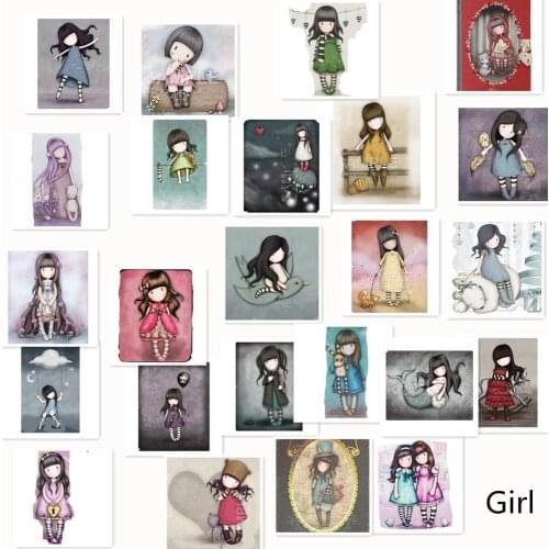 Girl clear stamps and metal cutting dies