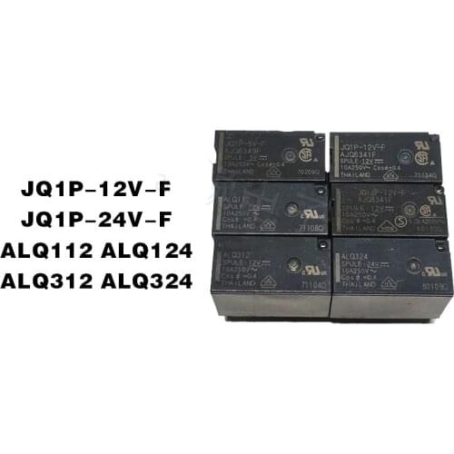 10pcs ALQ105 ALQ112 ALQ124 ALQ305 ALQ312 ALQ324 JQ1AP JQ1P-5V 12V 24V-F Relay