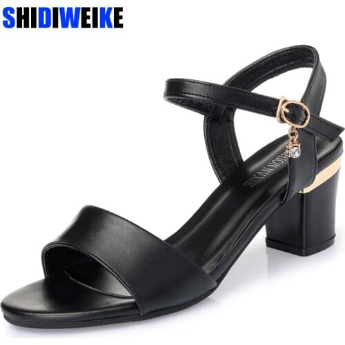 2021 Ankle Strap Heels Women Sandals Summer Shoes Women Open Toe High Heels Party Dress Sandals Big Size 41 m953