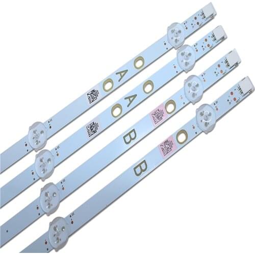 New 4 PCS/set 7LED 805mm LED backlight strip for Vestel 17DB43H P43d300 LB43007 17DLB43VLXR1 VES430UNDL-2D-N12 VES430UNDA-2D-N12
