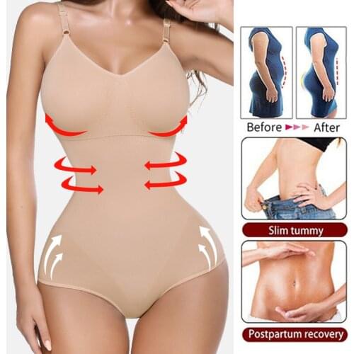 Women’s Full body Shaper Sealess Firm Tummy Control Shapewear Slimming Underwear Top Slim Bodysuit Waist Trainer Corset