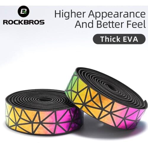 Bicycle Handlebar Tape Road Bike Bar Tape EVA PU Bicycle Handlebar Tape Cycling Damping Anti-Vibration Wrap Bike Accessories