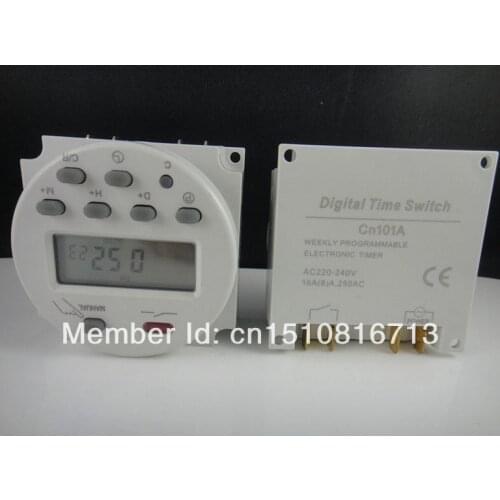 LCD Digital Power Programmable Timer 12V24V110V220V Time Relay Switch Wholesale
