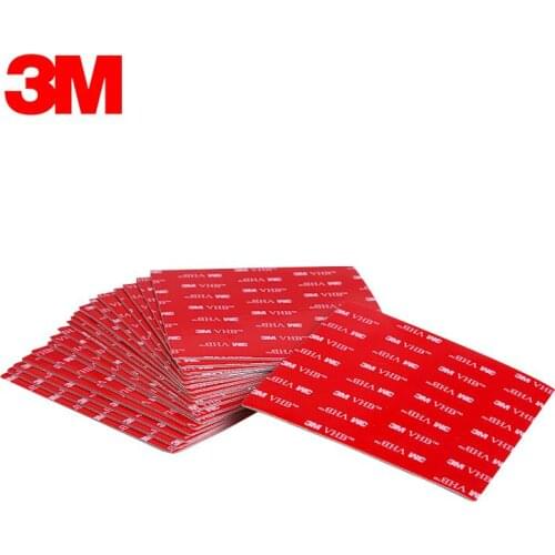 10 sheets/lot 3M VHB 5608A (4" x 4")100mm x 100mm Acrylic Foam Double Sided Attachment Extremely Strong 10cm*10cm*0.8mm