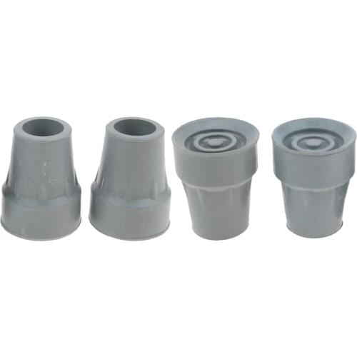 4 Pieces Hiking Trekking Pole Cane Replacement Caps Tips End For 22mm Stick