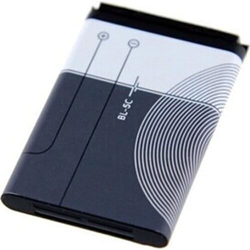 2Pcs x 1020mAh BL5C BL 5C BL-5C Battery Batteries for Nokia 1112 1208 1600 2610 2600 n70 n71