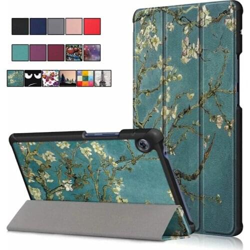Tablet Cover For Etui Huawei Matepad T8 Case Tri-Fold Leather Stand Cover Shell Funda For Huawei MatePad T8 8 0 inch Case + Pen