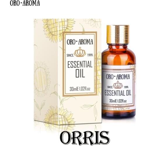 Famous brand oroaroma natural Orris essential oil Relax mood Relieve cough Tighten skin Perfume material Orris oil