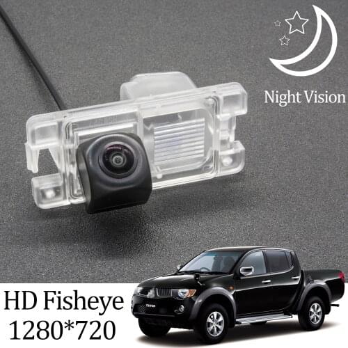 Owtosin HD 1280*720 Fisheye Rear View Camera For Mitsubishi Triton/L200/Hunter/Sportero/Strada 2005-2016 Car Parking Accessories