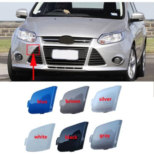 For Ford Focus MK3 2012 2013 2014 Car Front Bumper Tow Hook Cover Hauling Hook Eye Lid Trailer Cap
