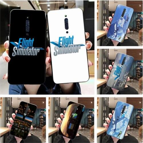 Aircraft FLIGHT SIMULATOR Phone Case For Oppo A5 A9 2020 Reno2 z Renoace 3pro A73S A71 F11