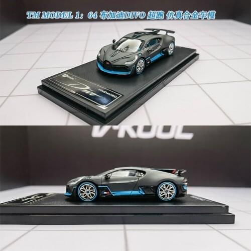 TIME MODEL TM 1/64 Bugatti DIVO Simulation Diecast Model Car