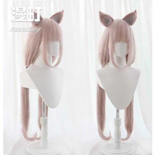 NEKOPARA Catmans Paradise Chocolate and Champs-Elyse Cosplay wig