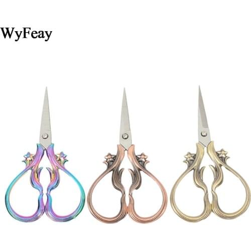 Vintage Scissors Retro Antique Tailor Scissor Needlework Fabric Zakka Embroidery and Sewing Scissors for Cutting Thread Supplies