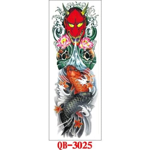 Temporary Women Men Arm Tattoo Sticker Large Size Waterproof Fashion Tattoo Colorful Beautiful Body Art Fake tatoo