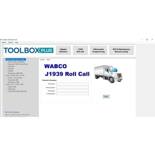 Wabco Meritor Toolbox Plus 13v+ECAS