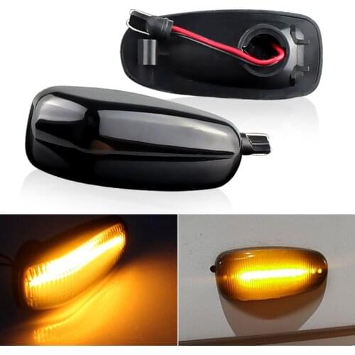 2 pieces Yellow Canbus Led Smoke Side Marker Turn Signal Light Blinker Light For Mercedes BENZ W210 W202 W208 R170 Vito W638