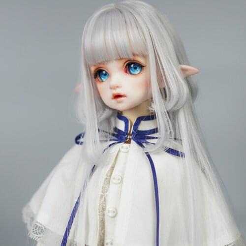 2021 New Style 1/3 1/4 1/6 Bjd SD Doll Wig High Temperature Long Fashion Wire Bjd JellyfishWig