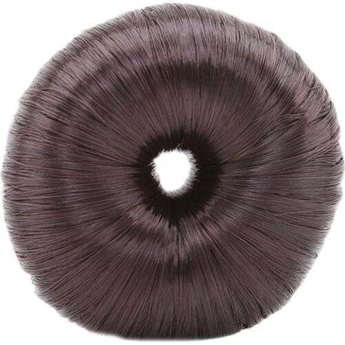 7cm Diam Magic Hair Updo Maker Brides Styling Tools Accessories Women Ponytail Donut Hair Bun Ring Elastic Sponge Wrap Holder