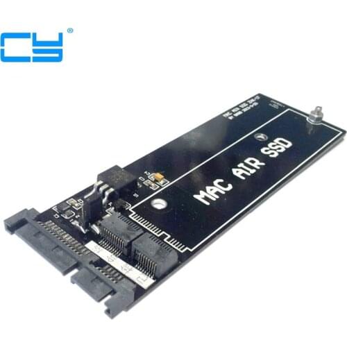 For MacBook Air SSD HDD to SATA 22Pin Hard Disk Cartridge Enclosure Drive PCBA adapter card