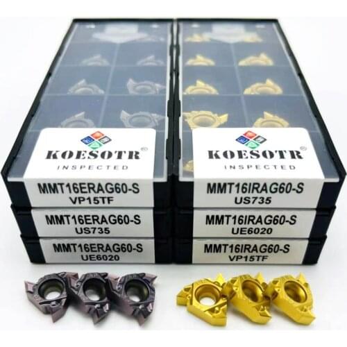 MMT16ER AG60-S VP15TF / UE6020 / US735 pressed thread tool carbide tool metal turning tools 16 ER AG60 UE6020 cutting tool