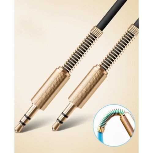 3.5mm Plug TPE Aux Audio & Video Cables Cord Line For Phone PC Accessories For Xiaomi Iphone Audio Aux Splitter Adapter