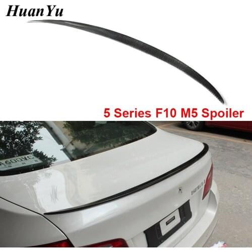 M5 Style Carbon Fiber Trunk Ducktail for BMW F10 F18 M5 5 Series Rear Spoiler Car Styling 520i 535i 530i 2010