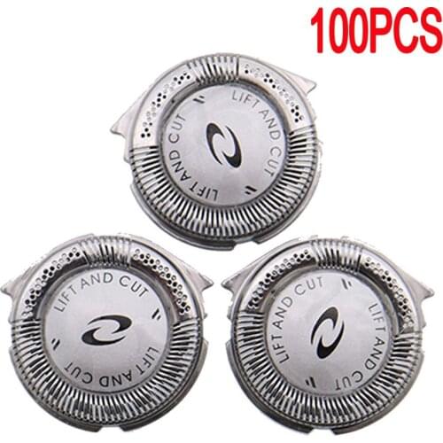 100pcs Shaver Razor Blades Heads Replacement for Philips HQ8 HQ6075 HQ7120 PT735 PT860 PT880 PT870 AT890 8895XL 8894XL