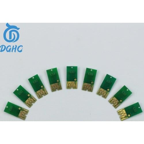 DGHC 9color T6361-T6369 700ml refill ink cartridge chip for Epson Stylus Pro 7890 9890 7908 9908 Printer resettable chips