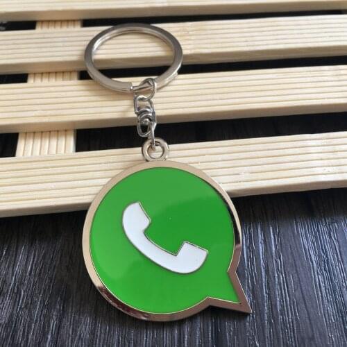 Facebook WhatsApp Badge Car styling Keychain For Mitsubishi ASX Lancer 10 9 Outlander Pajero Suzuki Swift Grand Vitara SX4