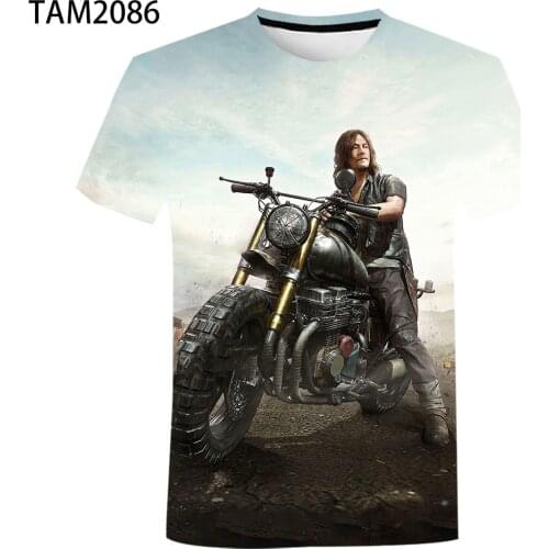 The Walking Dead 2021 Hot New Anime Film 3D T Shirt Men Women Children Summer Short Sleeve 3D Print Boy Girl Kids Cool Tops Tee
