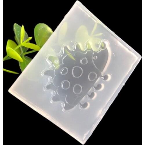 Drop glue Animal Pendant silicone mold DIY hand jewelry hedgehog with hole lovely Pendant 16436