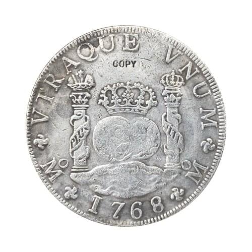 1768 Mexico MF 8 REALES COIN COPY
