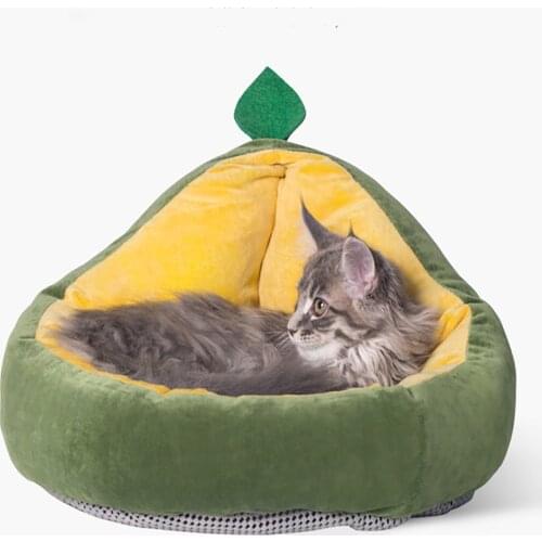 Cat Bed House New Hot Soft Cotton Sleeping Bed Home for Small Dog Puppy Pet Product Luxury Cotton Kennel Mat Pet Products