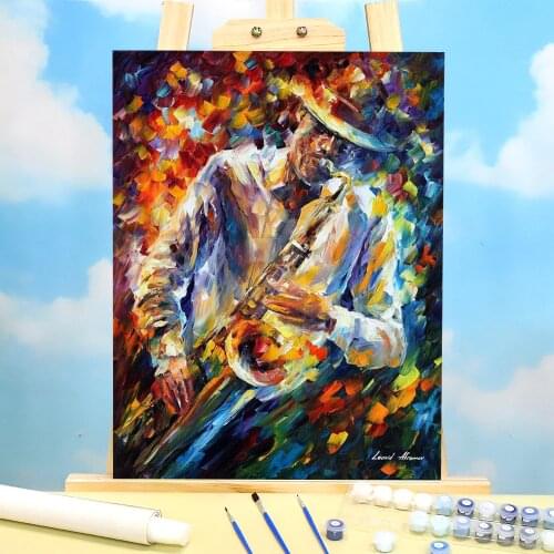 Late Music Coloring By Numbers Painting Set Acrylic Paints 40*50 Oil Painting Paintings Crafts For Adults Handicraft Art